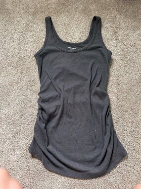 Old Navy Maternity Black Ribbed Tank Top Women's Classic Tank small